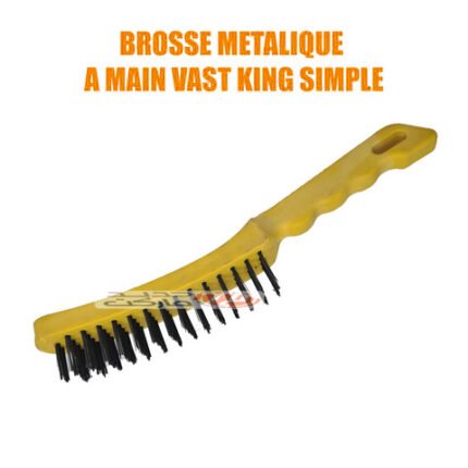 BROSSE METALIQUE A MAIN VAST KING SIMPLE