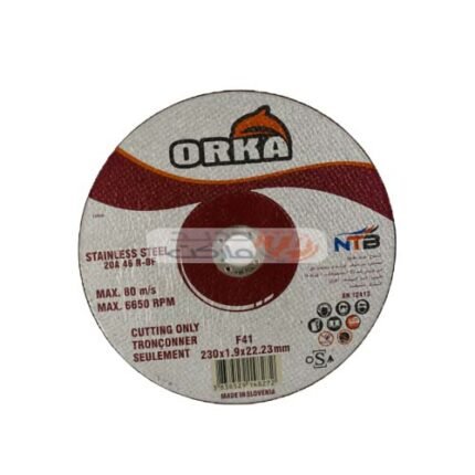 DISQUE ORKA Ø 230 MM 1.90MM A COUPER ACIER