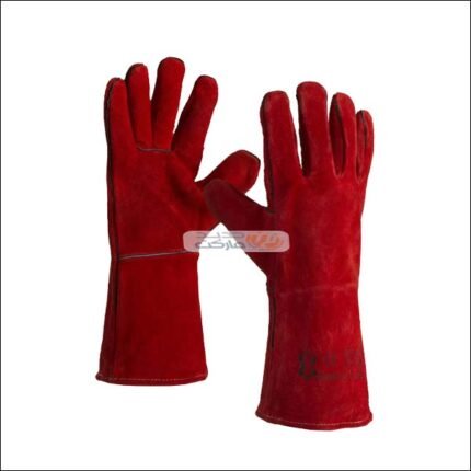 GANTS STALLIONS CUIRE ROUGE