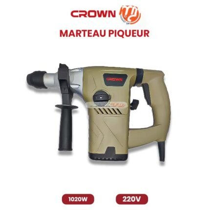 MARTEAU PIQUEUR CROWN AVEC CABLE 220V 1020 W