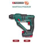 MARTEAU PIQUEUR PARKSIDE AVEC BATTERIE 20V 20AH