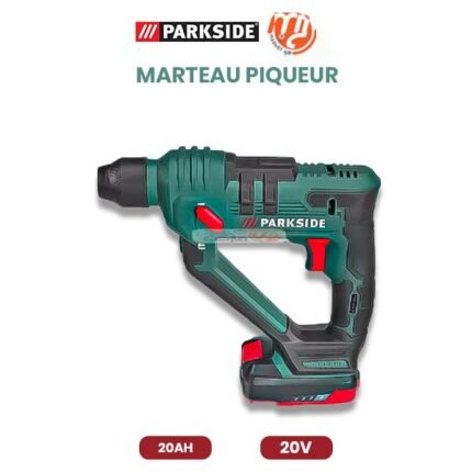 MARTEAU PIQUEUR PARKSIDE AVEC BATTERIE 20V 20AH