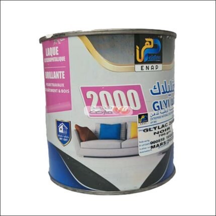 PEINTURE LAQUE GLYLAC NOIR 800 ML