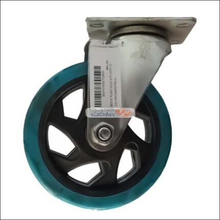 ROUE PLASTIQUE S/M VERT Ø 125 MM SANS FREIN