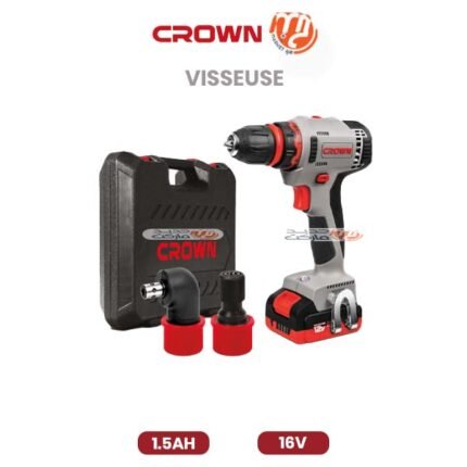 VISSEUSE CROWN AVEC BATTERIE 16 V 1.5 A